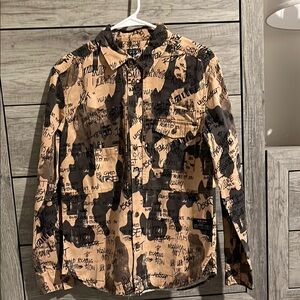 Camouflage Print Men's Jacket